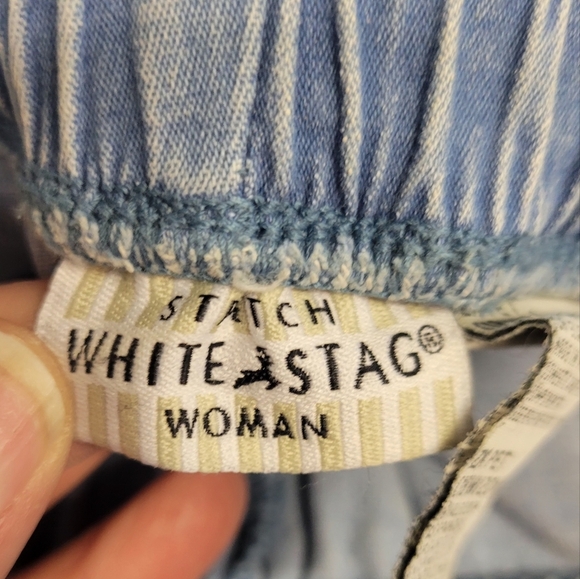 White Stag 18/20 2X Petite Light Blue Pants Elastic 34" Waist 26" Inseam - Picture 6 of 6